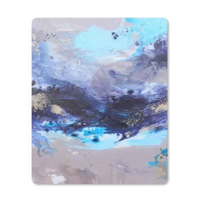 Produktbild von MuchoWow® Mauspad Mousepad Blau - Grau - Kunst - Abstrakt - Farbe 30x40 cm - Mousepads - Maus Mat - Pad - Mausunterlage - Mausmatten