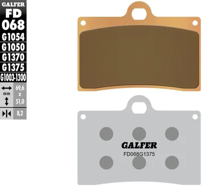 Immagine prodotto di Pastiglia freno Galfer FD068 - G1375