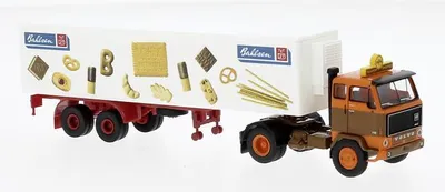 Produktbild von Brekina LKW Volvo F89 Koffer-SZ Bahlsen der Datra (DK) 85672
