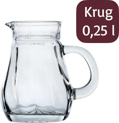 Image de Cruche à vin Grinzing (lisse * 250 ml) 0,25 ltr.