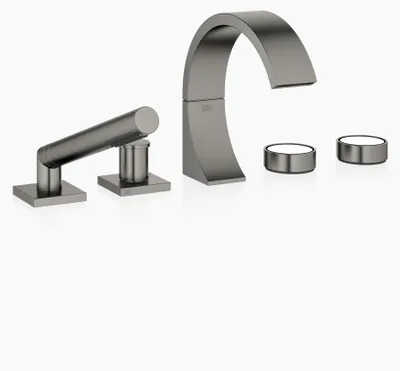 Produktbild von Dornbracht CYO Wannen-Fünflochbatterie für Wannenrand- bzw. Fliesenrandmontage, Ausladung 167mm, 27523811-99