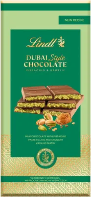 Obrázok produktu pre Lindt Dubai Style Chocolate 145g