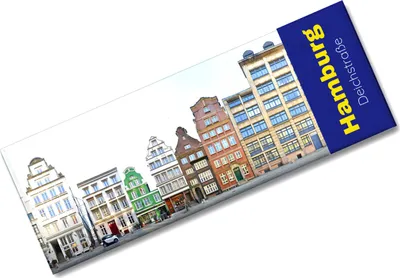 Produktbild von streetline Hamburg Deichstraße Panorama Souvenir Magnet