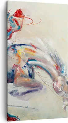 Produktbild von Bild auf Leinwand - Leinwandbild - Pferd Abstraktion - 45x80cm - Wand Bild - Wanddeko - Wandbilder - Leinwanddruck - Bilder - Kunstdruck - Wanddekoration - Leinwand bilder - Wandkunst - PA45x80-3446