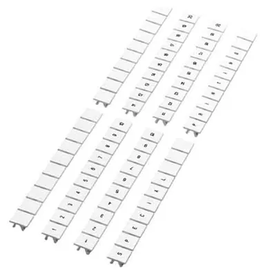 Produktbild von Phoenix 0805739:0001, Anschlussblockmarker, 10 Stück(e), Weiß, 4 mm, 1,07 g