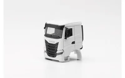 Productafbeelding van Herpa 085496 - 1/87 Onderdelen: Cabine Iveco S-Way, plat dak, wit (2 stuks)