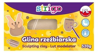 Produktbild von Strigo Glina Rzeźbiarska naturalna 520g