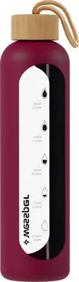 Obrázek produktu pro Silikonový obal na skleněnou láhev Wessper Activemax 1 l - Bordeaux Red | Silikonový obal na skleněnou láhev