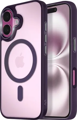 Produktbild von Avizar, MagSafe Hülle für Apple iPhone 16 Plus Frost Color, Violett