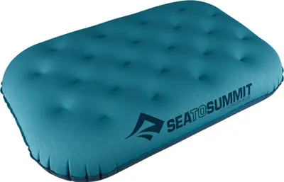 Productafbeelding van Sea To Summit Aeros Ultralight Pillow Deluxe, opblaasbaar, aquablauw, polyester, 1 stuk, 560 mm, 360 mm