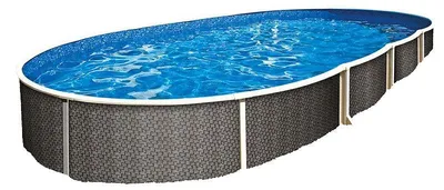 Produktbild von Azuro 404 DL- 5.5 x 3.7 x 1.2 m RATTAN, without ladder and filter, with off-axis holes