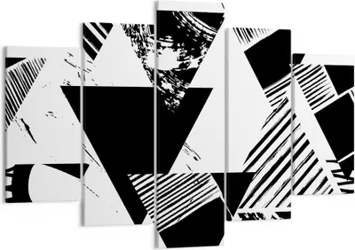Produktbild von Bild auf Leinwand - Leinwandbild - Abstraktion modern - 150x100cm - Wand Bild - Wanddeko - Leinwanddruck - Bilder - Kunstdruck - Wanddekoration - Leinwand bilder - Wandkunst - EA150x100-3882