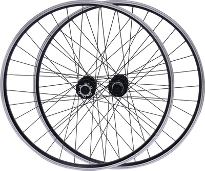 Produktbild von Mountainbike-Laufradsatz, Aluminium-Legierung Felge Scheibenbremse MTB-Laufradsatz, Schwarz, 29 Zoll
