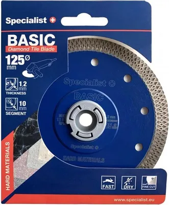 Produktbild von Specialist+ SPECIALIST+ diamond cutting disc BRITVA, 125x1.2x22 mm
