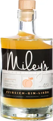Produktbild von Mileys Pfirsich Gin Likör 0,5l (20% Vol)