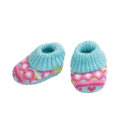 Obrázok produktu pre Pletené topánky pre bábiky, veľkosť 35-45 cm