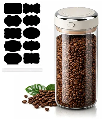 Vakuum-Kaffeebehälter 1700 ml mit Ventil & Datumsrad