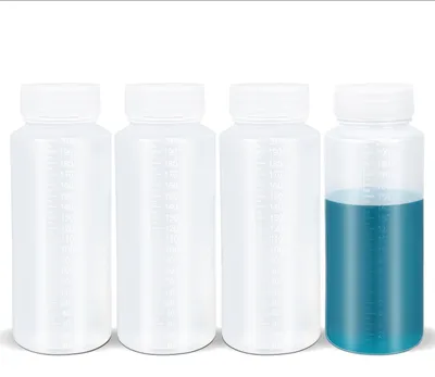 Produktbild von Set mit 4 PP-Reagenzgläsern mit Deckel, 200 ml