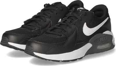 Productafbeelding van Nike Low Sneaker AIR MAX EXCEE, herenmodel, leer en textiel, zwart, maat: 81/2