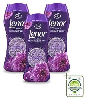 Produktbild von 3 x Lenor Unstoppables Wäscheparfüm Amethyst – 210 g - Großpackung - 3 Stücke