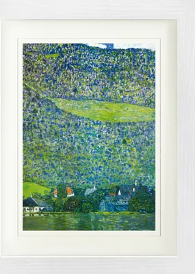 Produktbild von Gustav Klimt Gerahmtes Bild Mit Edlem Passepartout | Wand-Bilder | Im Bilderrahmen - Litzlberg Am Attersee, 1915 (40 x 30 cm)