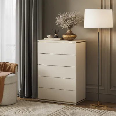Obrázek produktu pro Kredenc Vicco Linette Kašmír 76 x 109.1 cm s 5 zásuvkami, Model 57966