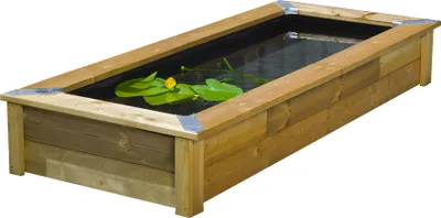 Produktbild von Ubbink Set Quadro Wood V Mirror kesseldruck-imprägniert