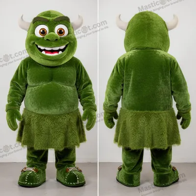 Obrázok produktu pre Plyšový kostým maskota – zelený škriatok