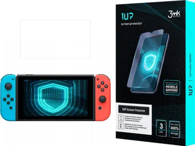 Produktbild von 3mk Display Schutzfolie 1UP für Nintendo Switch transparent Gaming (3 Stück)