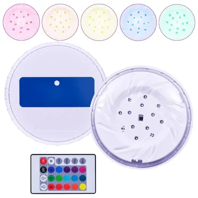 Immagine prodotto di vidaXL Lampada subacquea a LED per piscina con telecomando Multicolore