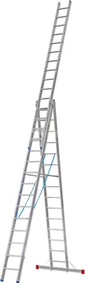 Produktbild von Goldpunkt Mehrzweckleiter 3-tlg. Mod. 300 - Sprossenanzahl: 3 x 15