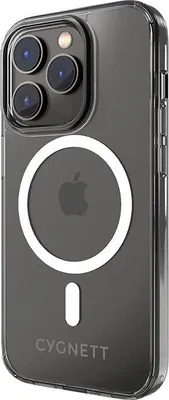 Produktbild von Cygnett Transparente Hülle für iPhone 14 Pro - stoßfest - MagSafe-kompatibel