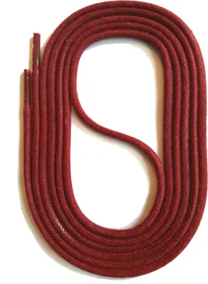Produktbild von SNORS gewachste Schnürsenkel rund - DUNKELROT - 3mm - 75cm