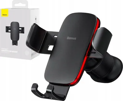 Produktbild von Baseus Metal Age Gravity, Handy/Smartphone, Passive Halterung, Auto, Schwarz