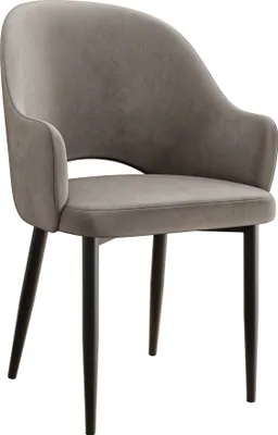 Produktbild von MIRJAN24 Stuhl Rosa, Esszimmerstuhl mit Beine aus Metall, 1 Stück, Modern Kollektion (Farbe: Magic Velvet 2209)