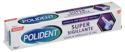 Immagine prodotto di Polident Super Tenuta+Sigillante Adesivo Protesi Dentale 70 G
