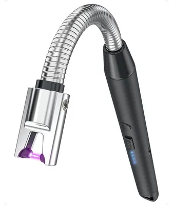 Productafbeelding van Elektrische aansteker, boogaansteker, kaarsaansteker, USB-C oplaadbaar, kinderbeveiliging, windbestendig en zonder vlam