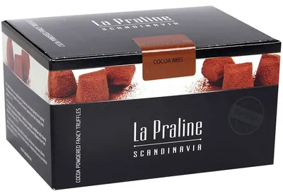 Immagine prodotto di La Praline Tartufi al cioccolato Praline con scaglie di cacao