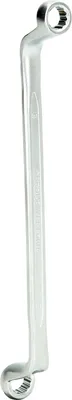 Produktbild von Brilliant Tools Doppel-Ringschlüssel, gekröpft, 8 x 9 mm