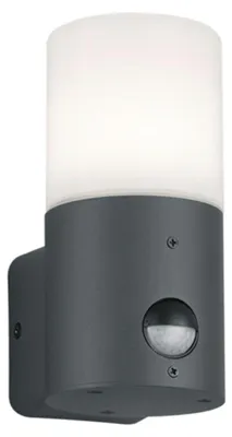Zdjęcie produktu dla Lampa elewacyjna kinkiet zewnętrzny HOOSIC - CZUJNIK RUCHU antracyt Trio 222260142