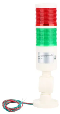 Image de BEM-50-2T-D : Lampe d'avertissement pour machines, 24 V DC, avec indicateur LED, signal d'alarme continu
