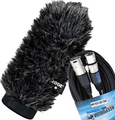 Produktbild von Rode WS6 Windschutz mit Mikrofonkabel