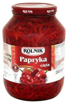 Obrázek produktu pro Rolnik Papryka Krojona Marynowana 2,55 kg