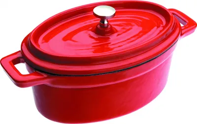 Immagine prodotto di Mini pentola Ibili-Cocotte, ghisa smaltata, 15x10x6 cm, 500 ml, rosso