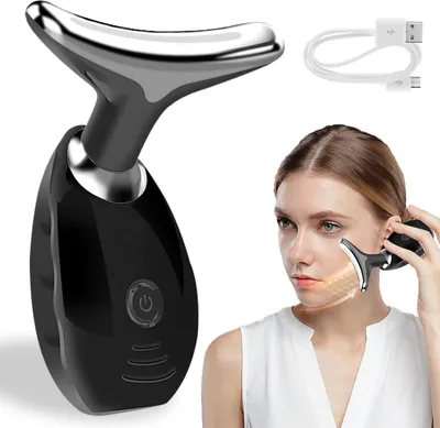 Produktbild von Gesichtsmassagegerät,Face massager mit 6 Modi V-förmiges Face Lifting Gerät Gesichtsmassage, Face massager für Gesicht und Hals
