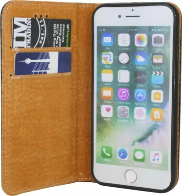 Produktbild von Elegante ECHT Leder Buch-Tasche Hülle für Xiaomi Redmi Note 9T Pro in Schwarz Wallet Book-Style Cover Schale