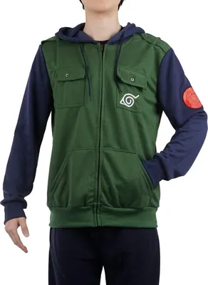 Produktbild von Zip Hoodie von Kakashi Hatake | Pullover im Shinobi-Uniform Design | Größe: S