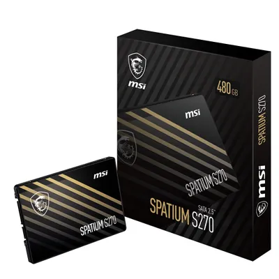 Produktbild von MSI Spatium S270 SATA 2.5 480GB 2.5  Serial ATA III 3D NAND