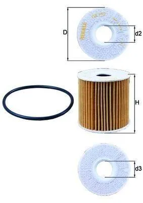 Obrázok produktu pre Olejový filter KNECHT OX 192D