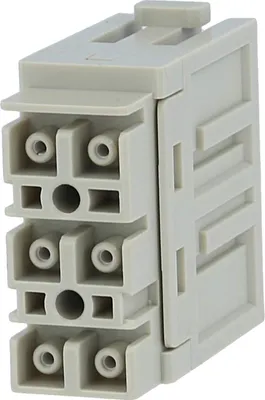 Produktbild von HARTING Han LC Modul Buchseneinsatz (F) 6-polig Steckzyklen >=500 - 1 Stück